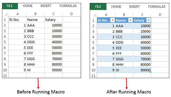 Refresh Data Table In Excel Vba