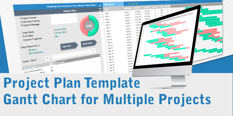 Gantt Chart for Multiple Projects