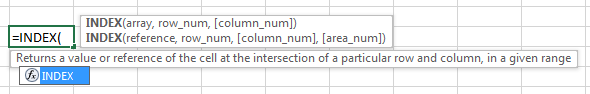 INDEX Function in Excel - Formula Explained with Examples