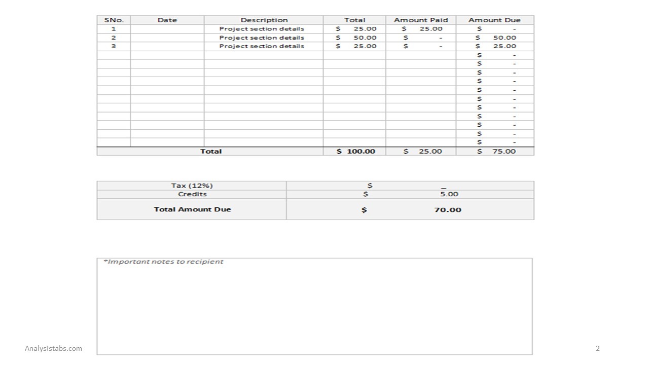 Invoice Sl