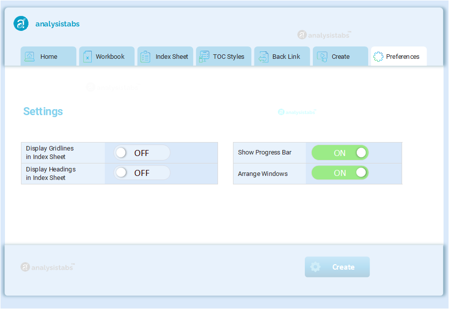 Ultimate TOC Builder - Preferences