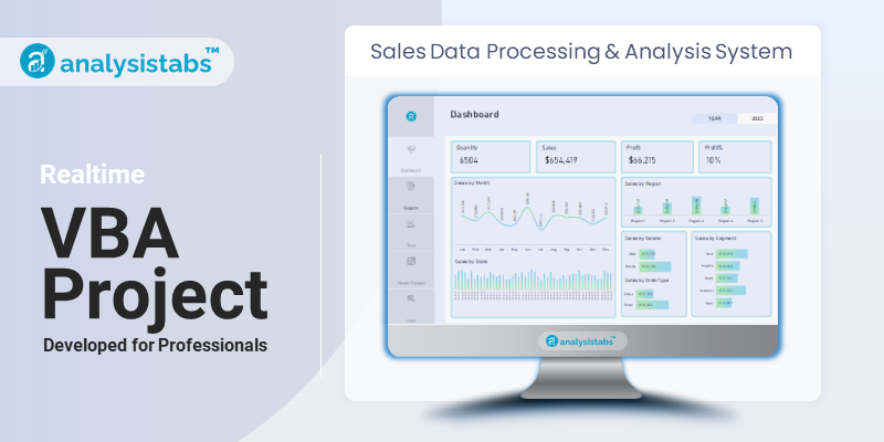 Sales Data Processing and Analysis VBA Application