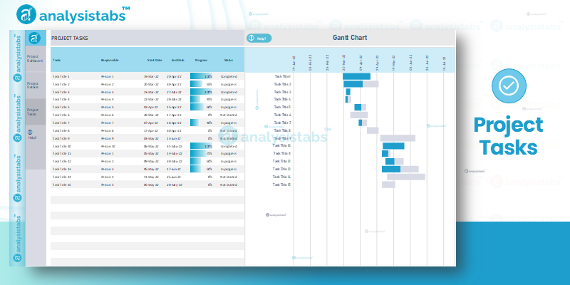 Project Management Tracker Tasks