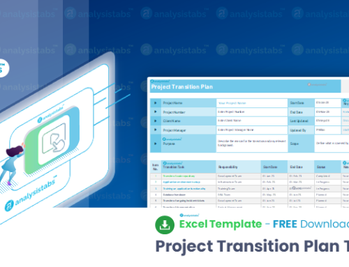 Project Transition Plan Template Excel – Free Download