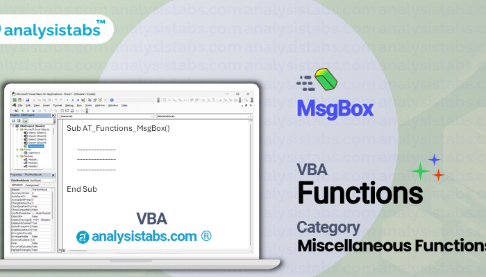VBA MsgBox Function