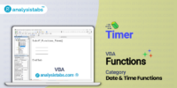 VBA Timer Function - Explained with Examples