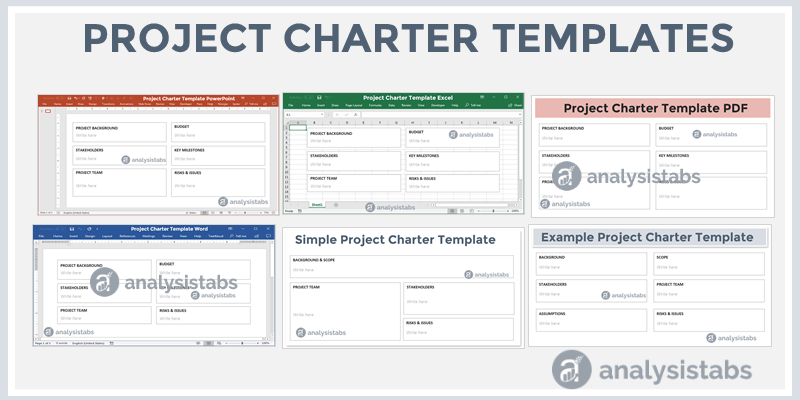 Project Charter Template Examples In Excel Word Ppt Pdf